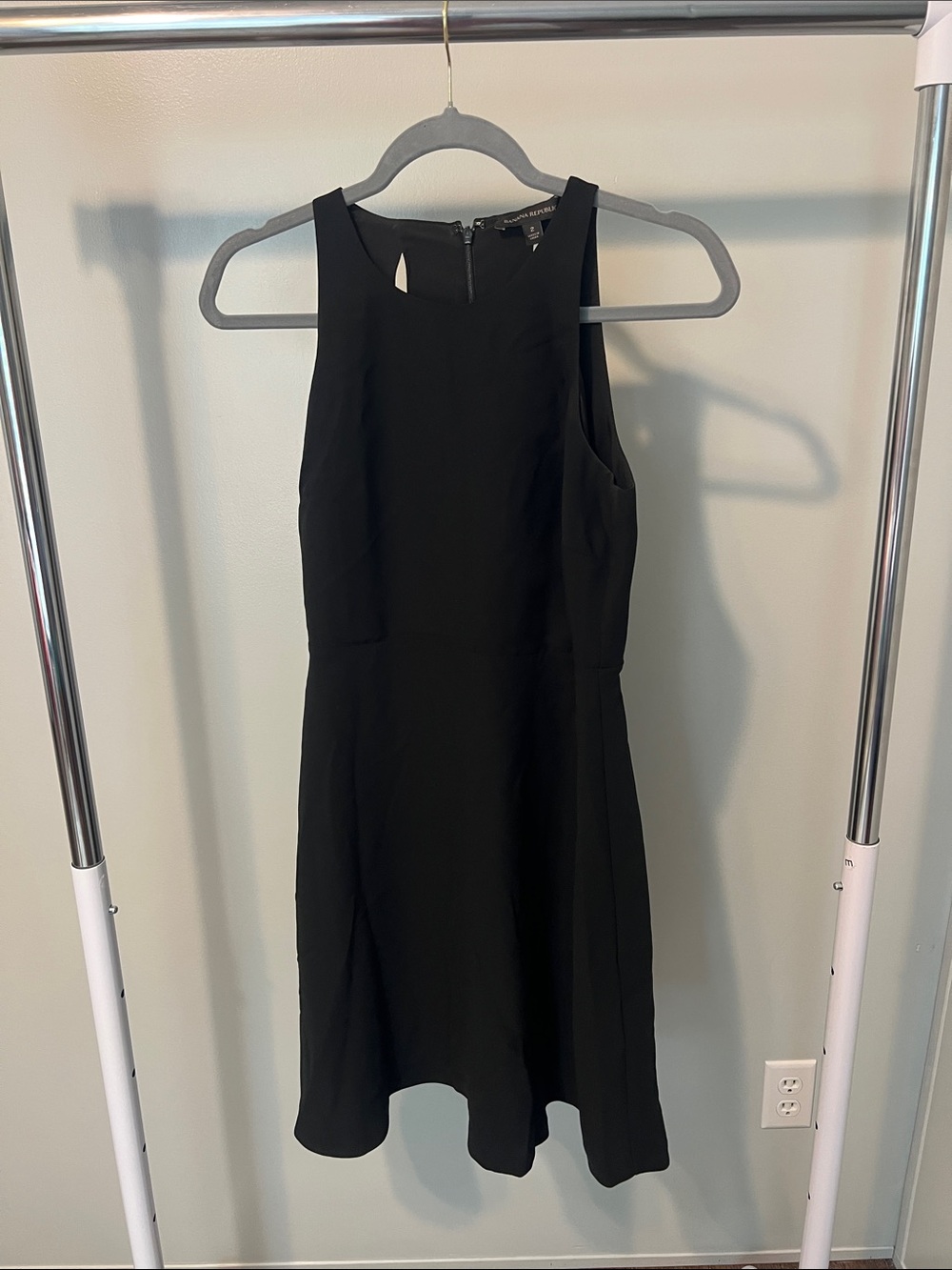Classic Black Sleeveless Fit-and-Flare Dress
